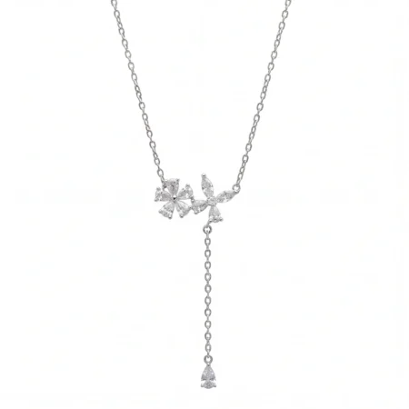 Floral Drop Necklace