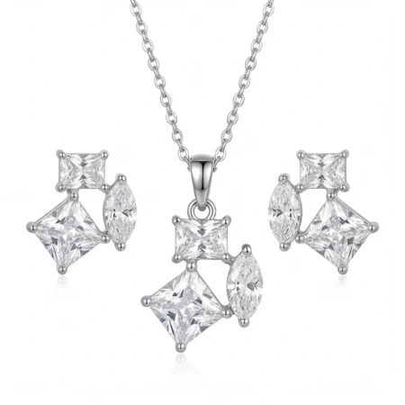 Prism Set Necklace